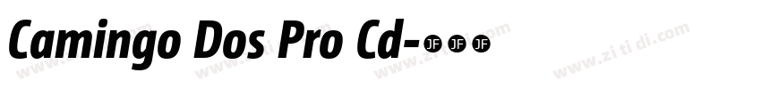 Camingo Dos Pro Cd字体转换